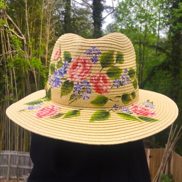 Accessories - Hand painted bucket hat
